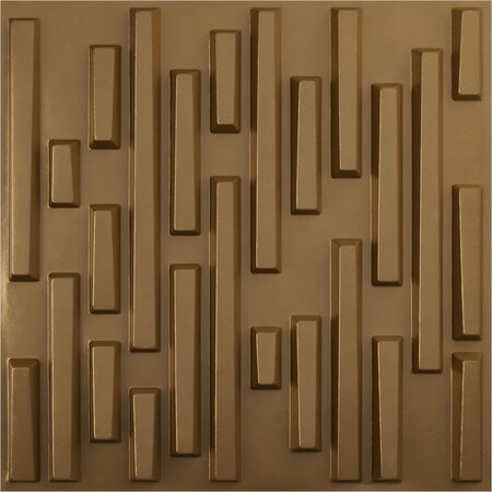 Ekena Millwork 19 5/8in. W x 19 5/8in. H Staggered Brick EnduraWall Decorative 3D Wall Panel Covers 2.67 Sq. Ft. WP20X20SBCGH